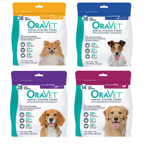 Oravet Dental Hygiene Chews Large Over 50 lbs 14 Count