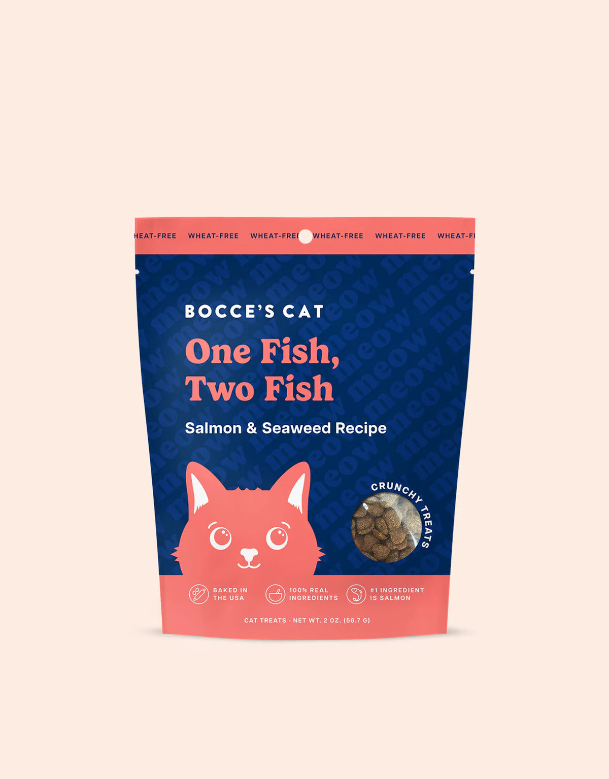 Bocce's Bakery - One Fish, Two Fish, Crunchy Cat Treats