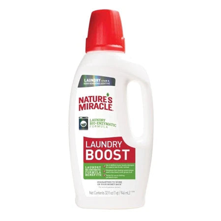 Natures Miracle Laundry Boost In-Wash Stain &	Odor Remover 32 oz