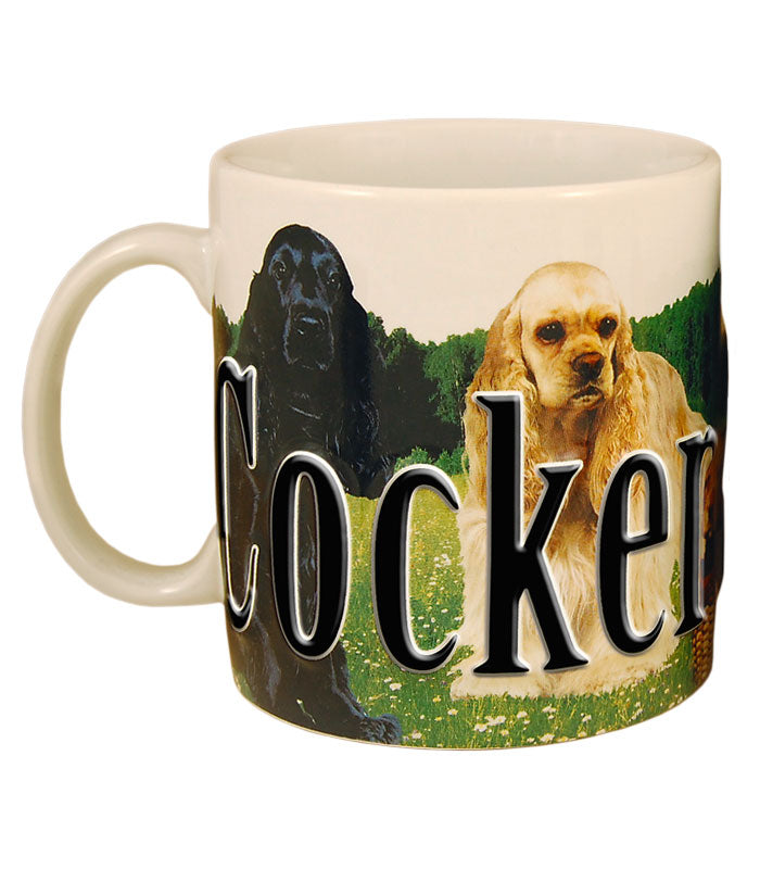Americaware - Cocker Spaniel Color Relief Mug