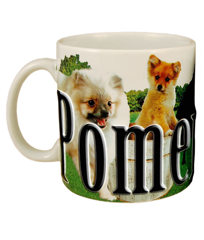 Americaware - Pomeranian Color Relief Mug