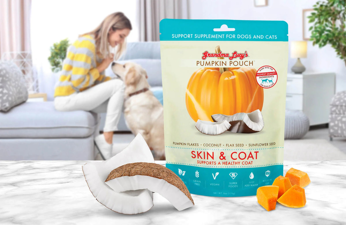 Grandma Lucy's - Pumpkin Pouch Skin & Coat Supports a Healthy Coat