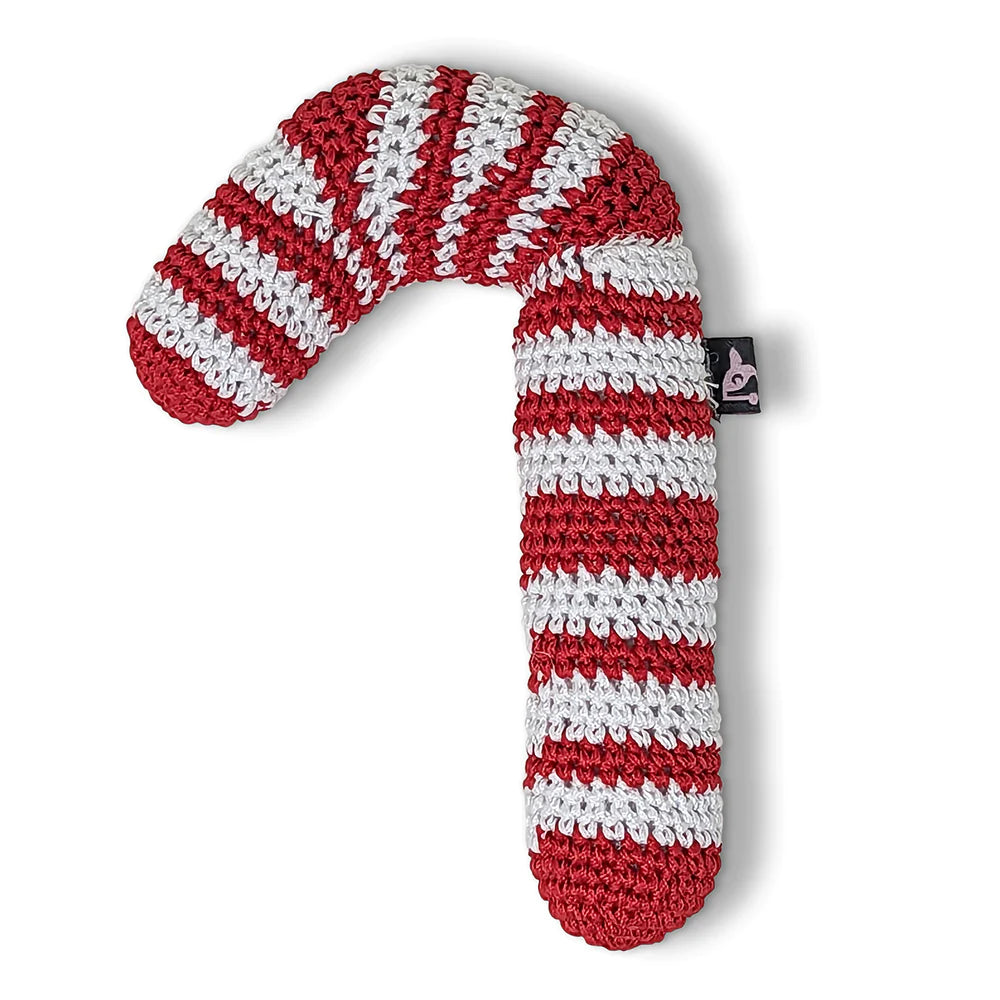 Dogo Pet - Crochet Candy Cane Toy