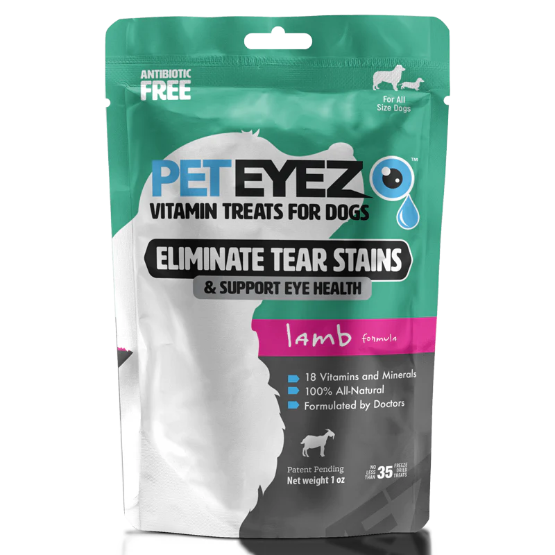PetEyez - Vitamin Treats Lamb For Dogs - Eliminate Tear Stains