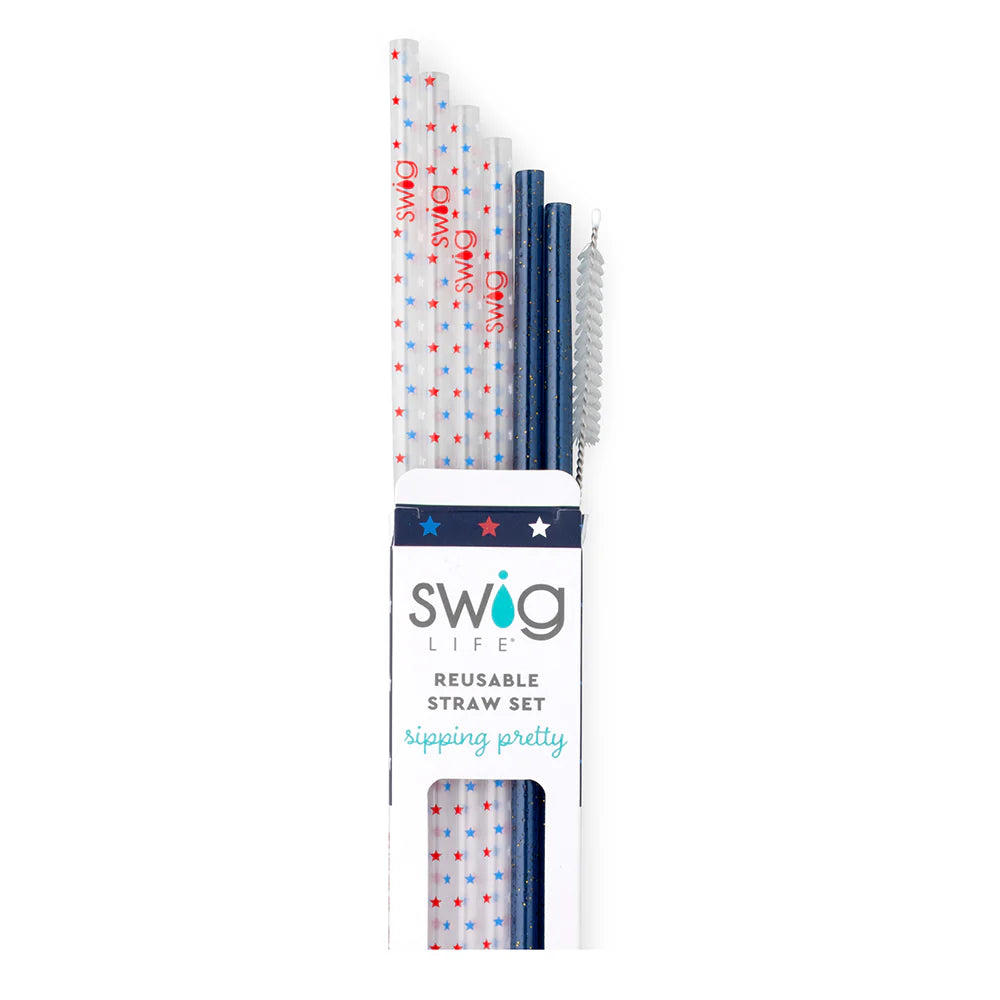 Swig - Straw Set Reusable Oh My Stars
