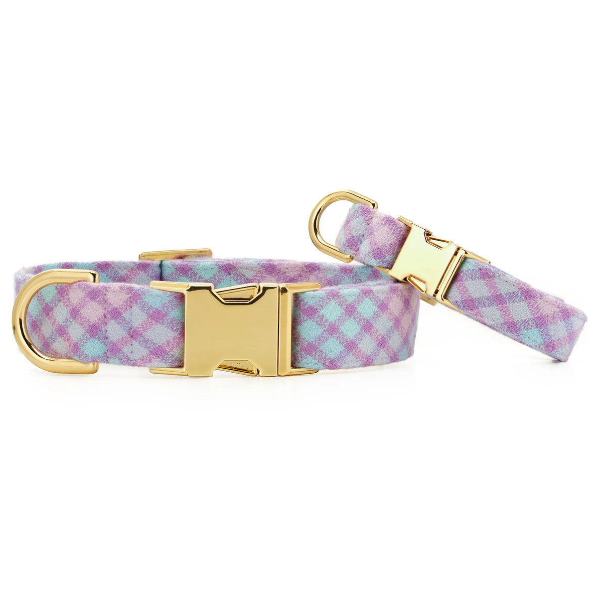 Foggy Dog - Dog Collar Sorbet Plaid Flannel
