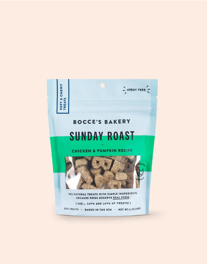 Bocce's Bakery - Sunday Roast Soft & Chewy Treat 6 oz
