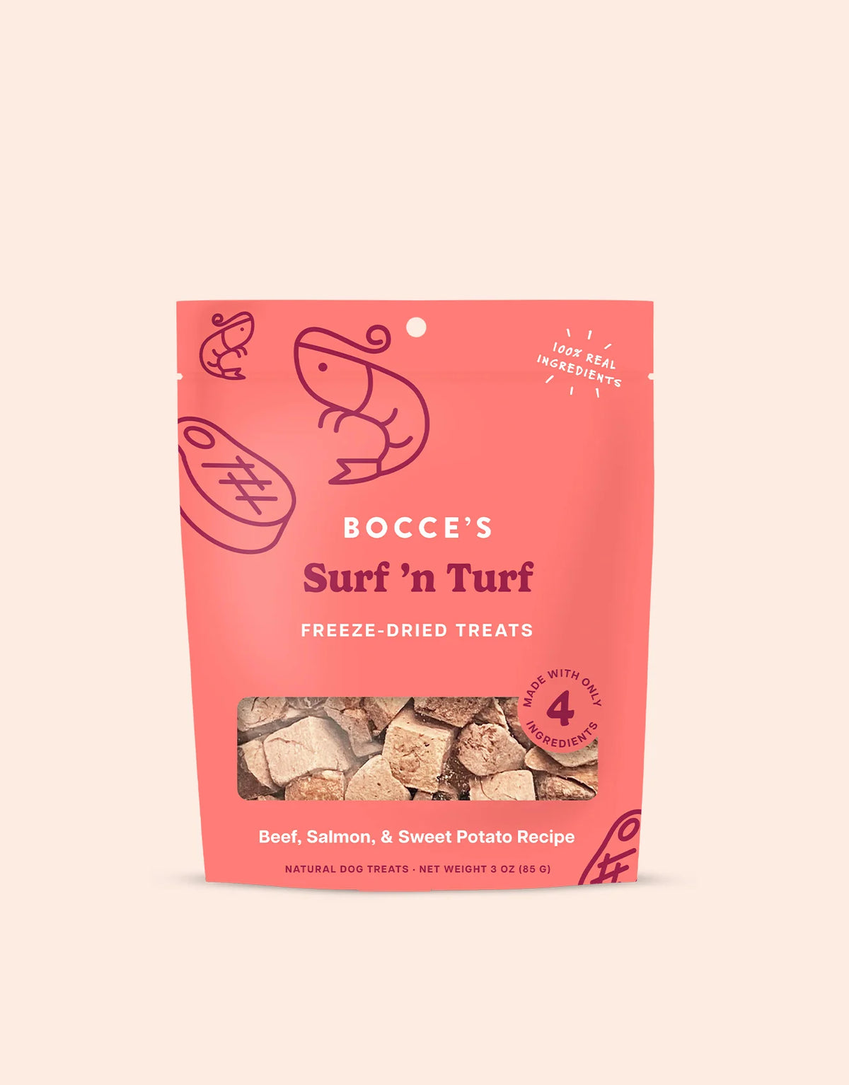 Bocce's Bakery - Surf & Turf Freeze Dried