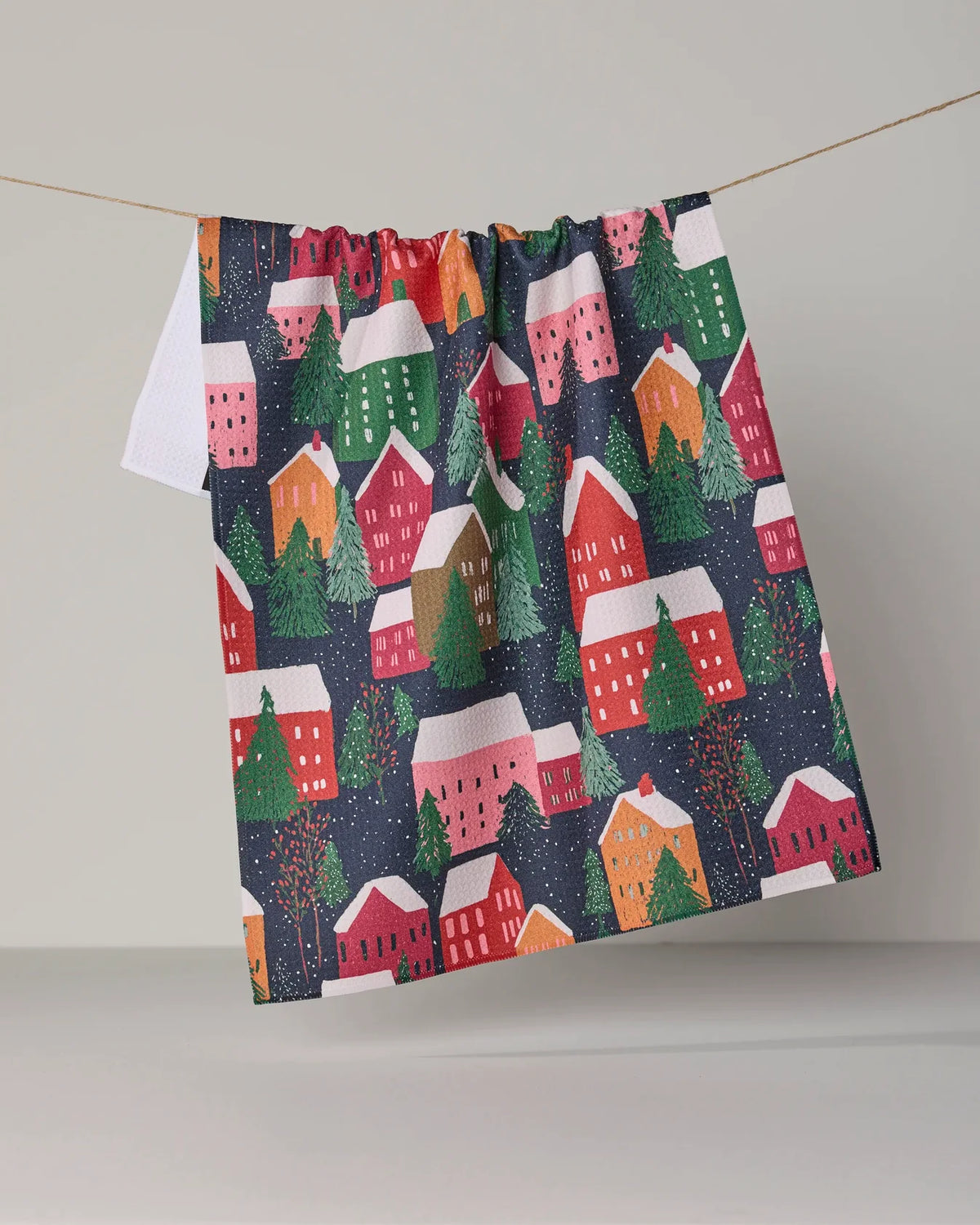 Geometry - Tea Towel Alpine Village