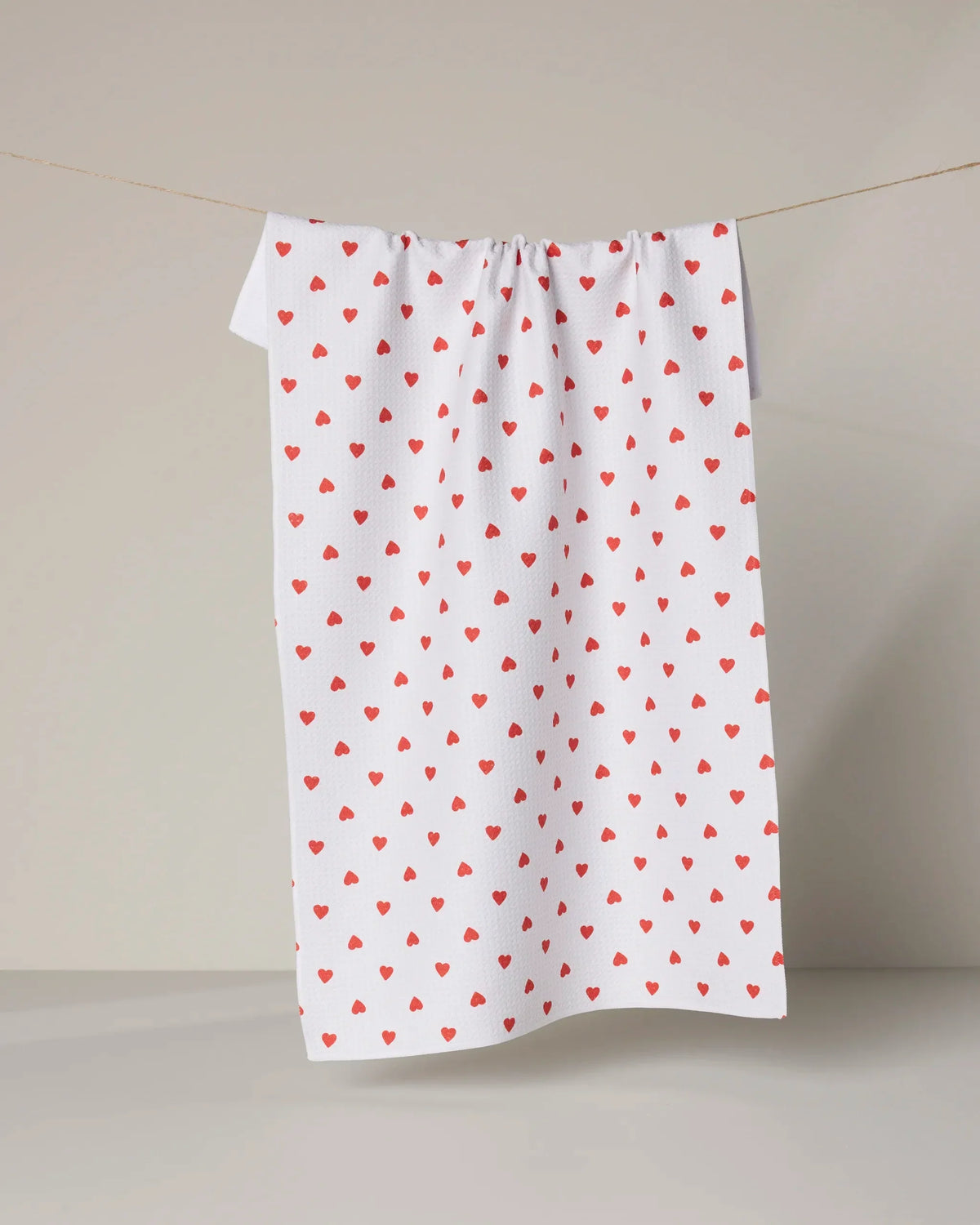 Geometry - Tea Towel Baby Hearts