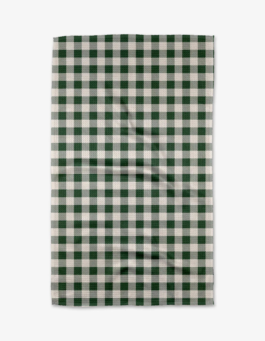 Geometry Classy Christmas Tea Towel