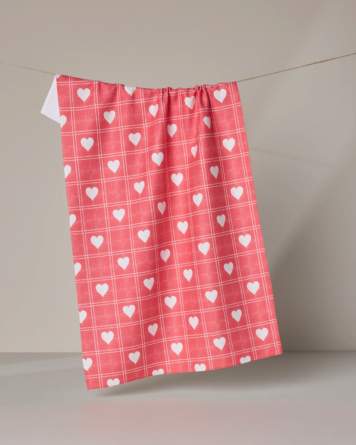 Geometry - Tea Towel Kind Spirit Red