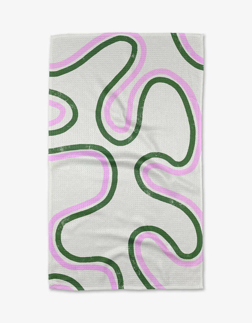  GEOMETRY Kitchen Tea Towel - Quick Dry Microfiber