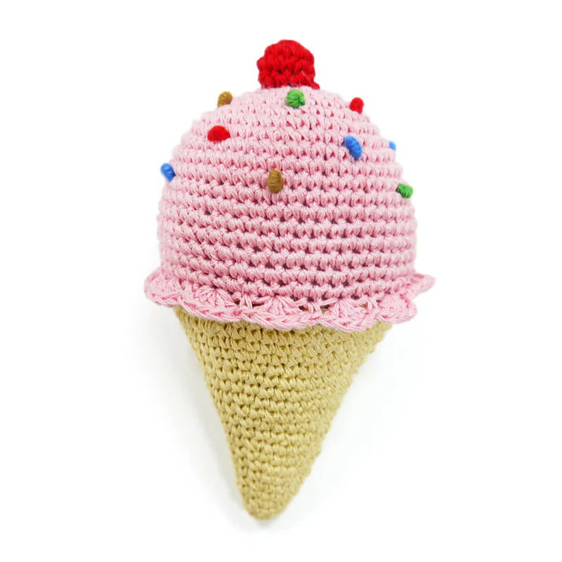 Dogo Pet - Crochet Ice Cream Dog Toy