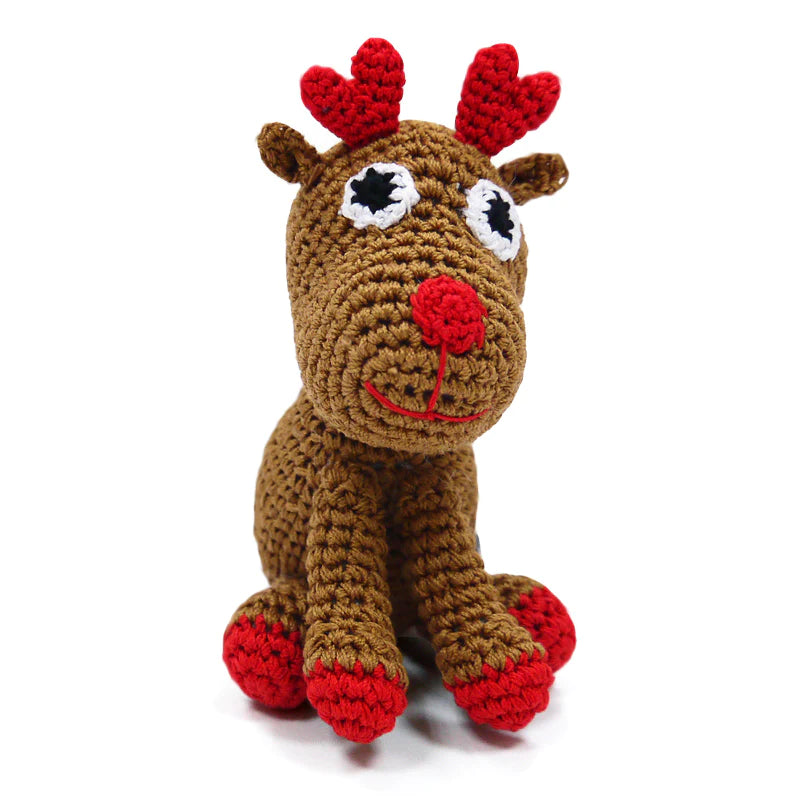 Dogo Pet - Crochet Reindeer Toy