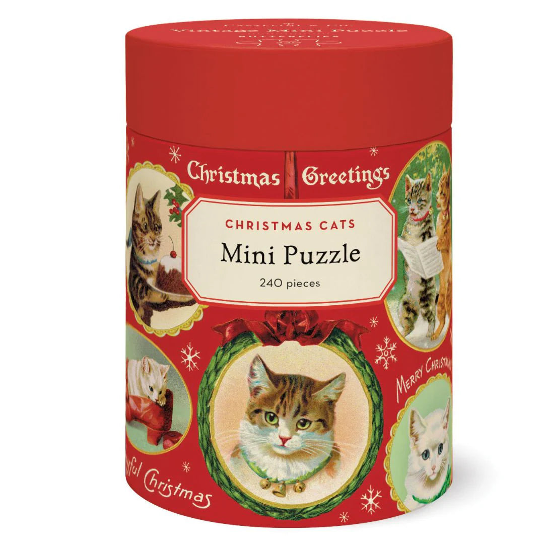Cavallini & Co. - Puzzle Christmas Cats Mini
