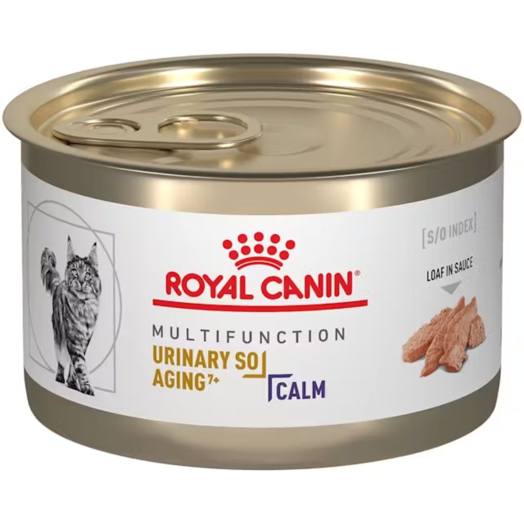 Royal Canin Veterinary Diet - Urinary SO Aging 7+ Calm Loaf in Sauce Can 5.1 oz Cat