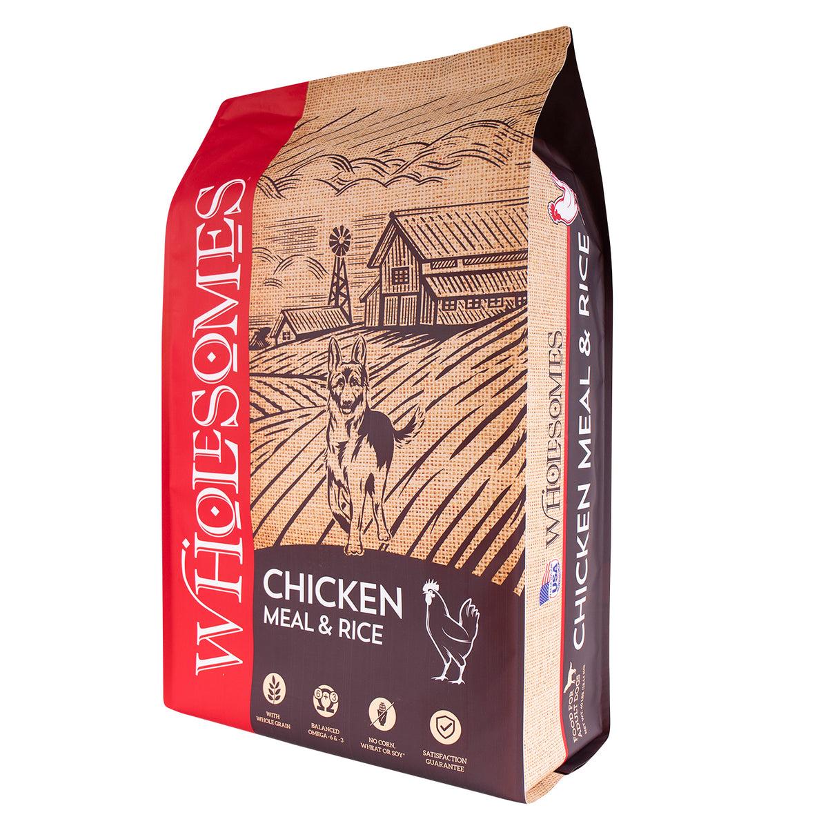 Sportmix - Wholesomes Active Dog, All Life Stages Chicken Meal & Rice Formula Dry Dog Food