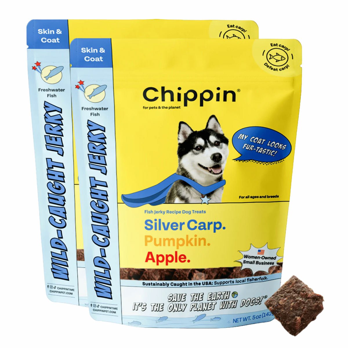 Chippin - Wild-Caught Jerky Copi Fish-Pumpkin-Apple