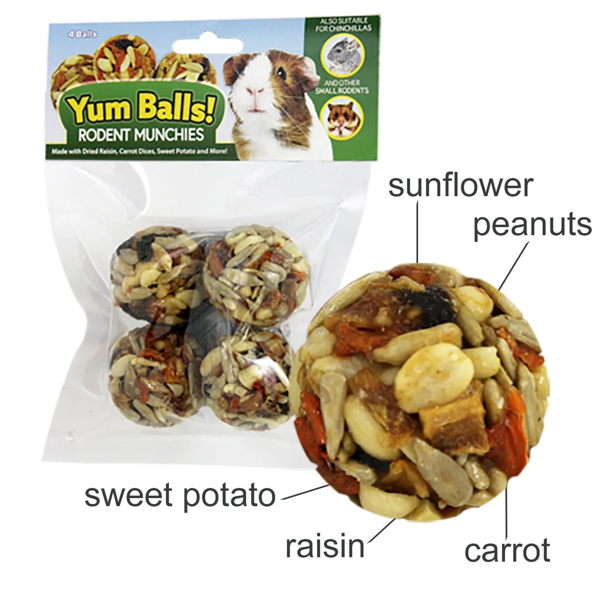 Exotic Nutrition - Yum Balls! Rodent Munchies