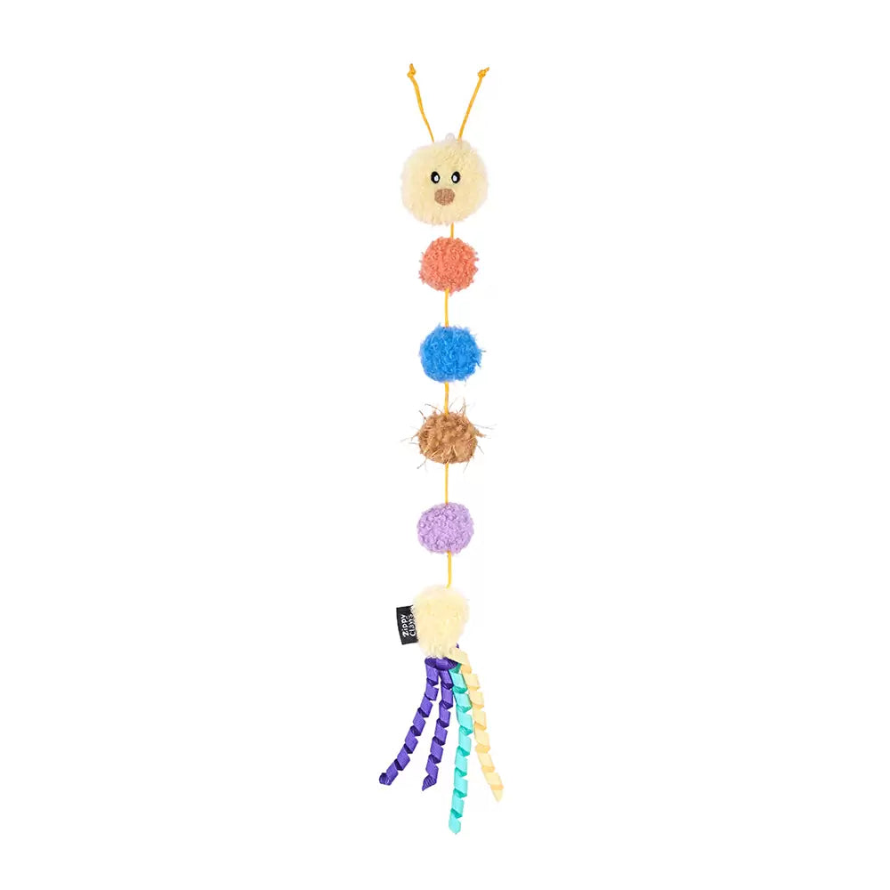 ZippyPaws - Zippyclaws Pompom Caterpillar Cat Toy