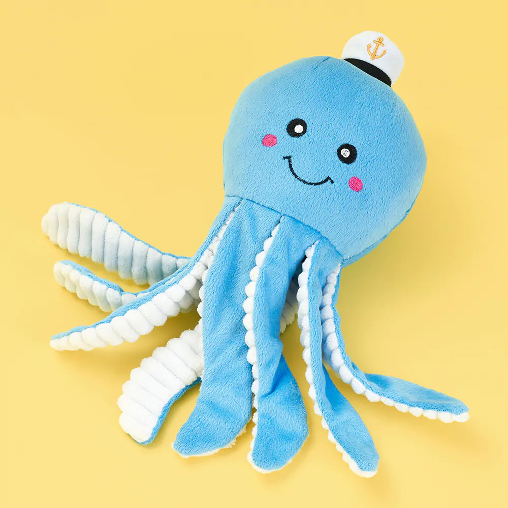 ZippyPaws - Playful Pal Ollie the Octopus Plush Dog Toy