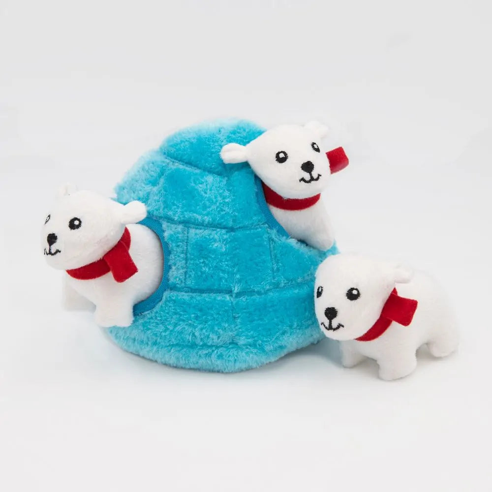 ZippyPaws - Zippy Burrow Polar Bear