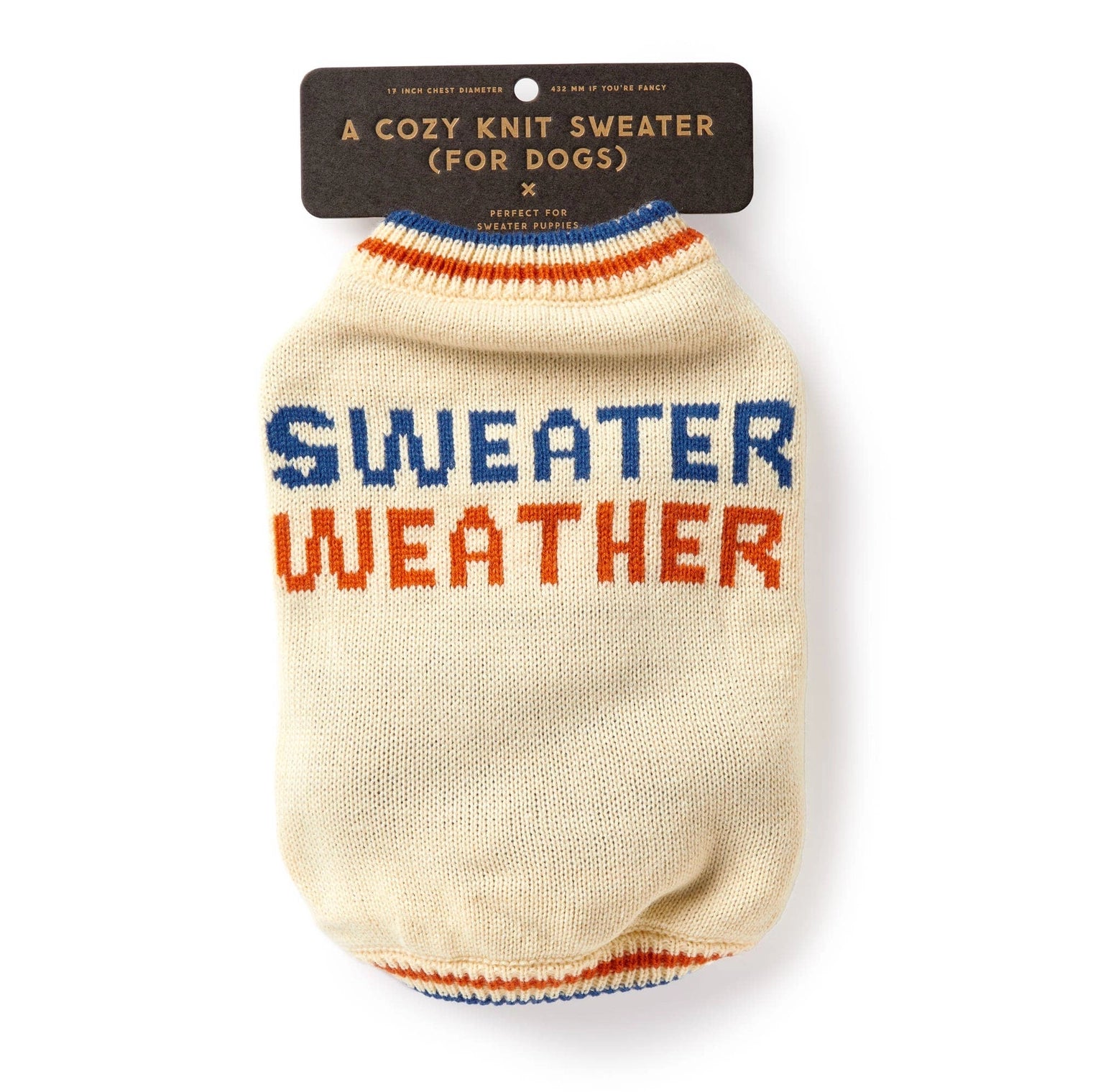 ChronicleHachette Book Dog Sweater Brass Monkey Sweater Weather