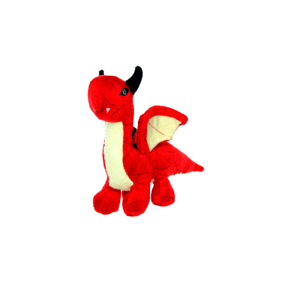 Tuffy Dog Toys - Mighty Junior Dragon Plush Squeaky Dog Toy