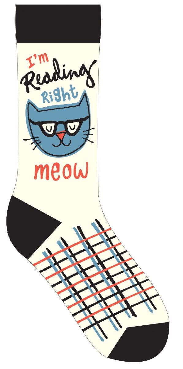 Gibbs Smith - Socks I'm Reading Right Meow