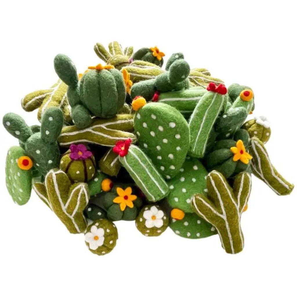 succulent dog toy Karma Cat Wool Succulents 2-Pack Toy