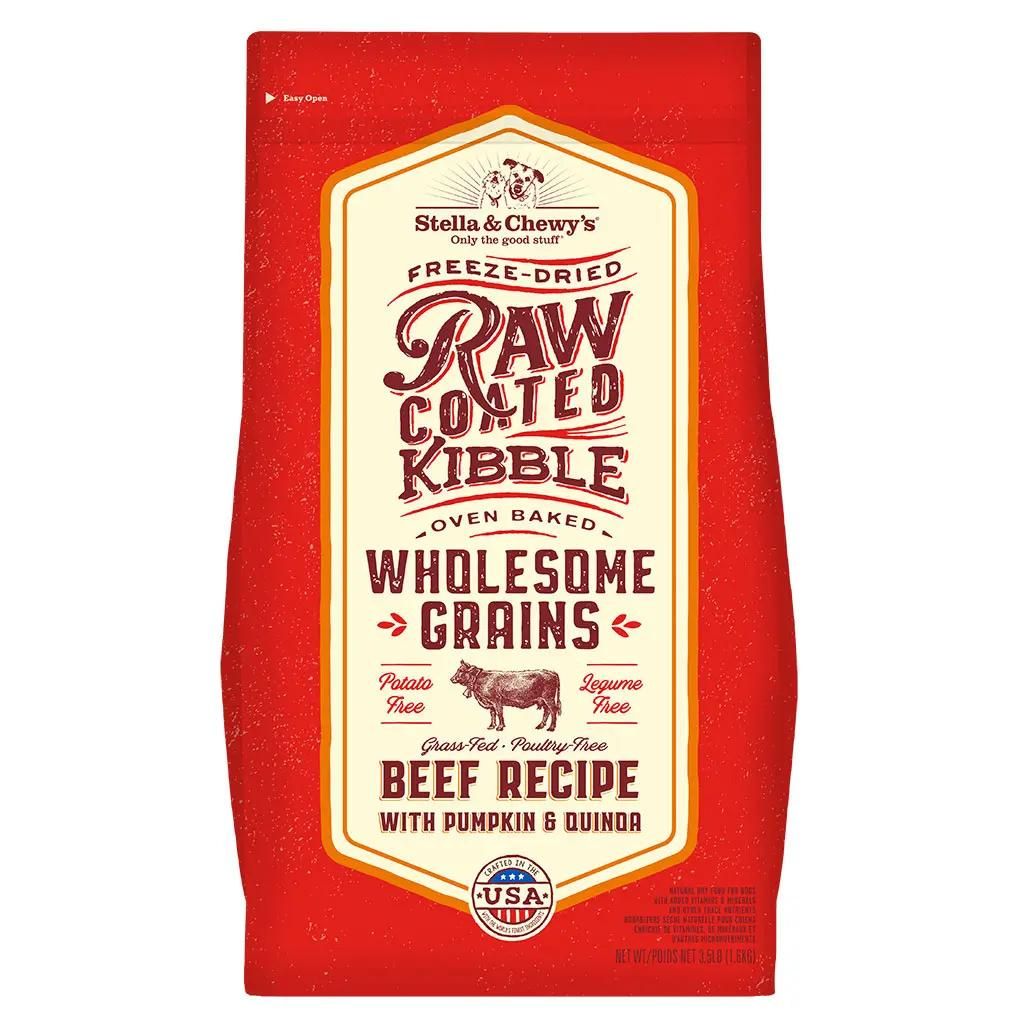 Stella & Chewy's - Beef Recipe with Pumpkin and Quinoa Raw Coated Kibble Wholesome Grains - Southern Agriculture