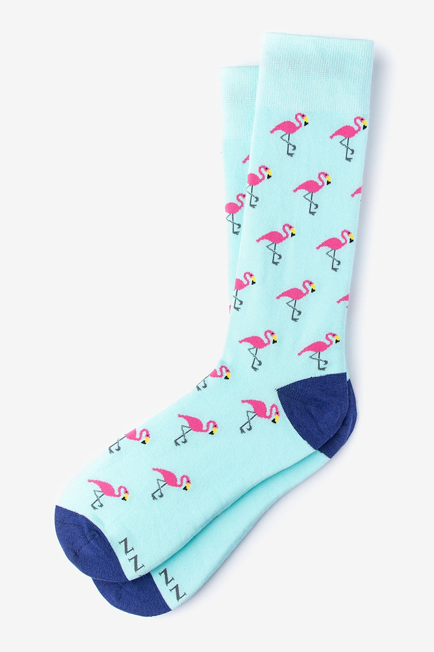 Wild Attire Alynn Socks Flocking Fabulous Flamingo