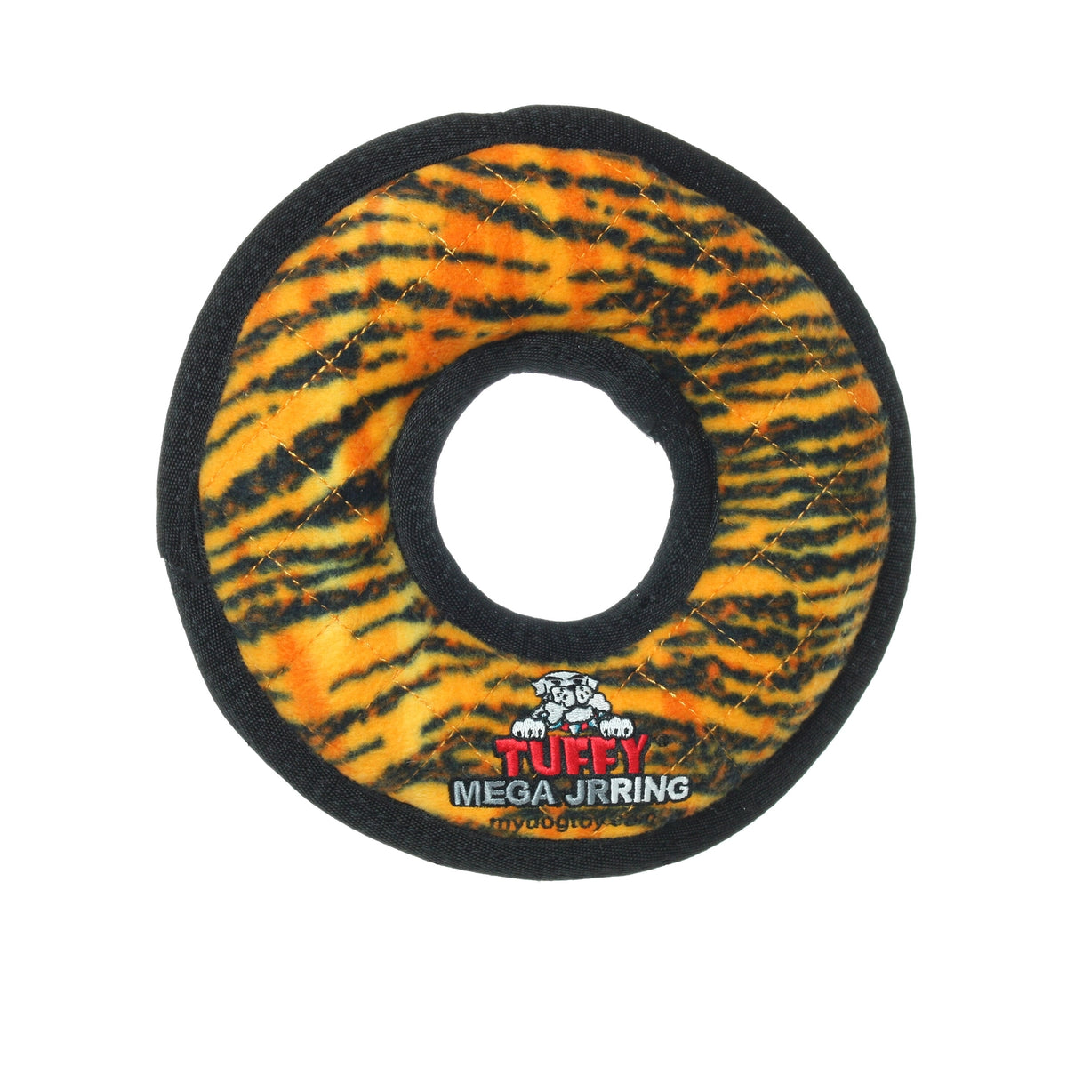 Tuffy Dog Toys - Tuffy Mega Jr Ring Tiger