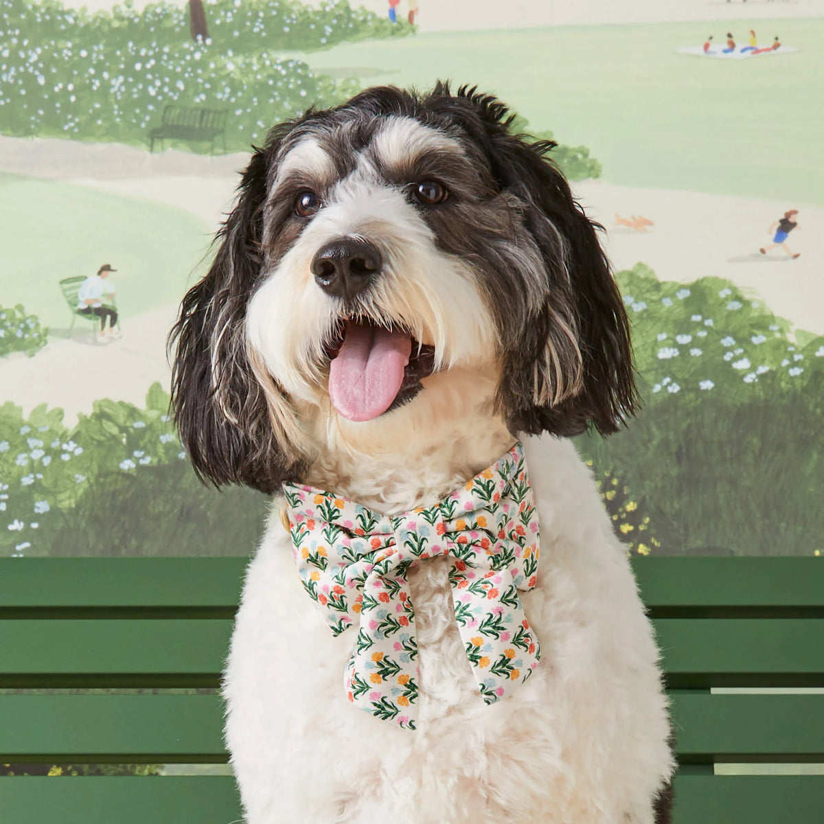 Lady Dog Bow Rifle Paper Co. X TFD Tulips