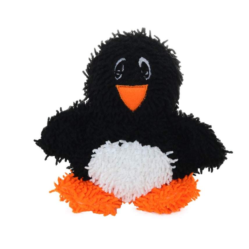 Tuffy Dog Toys - Mighty Microfiber Ball Penguin Squeaky Toy