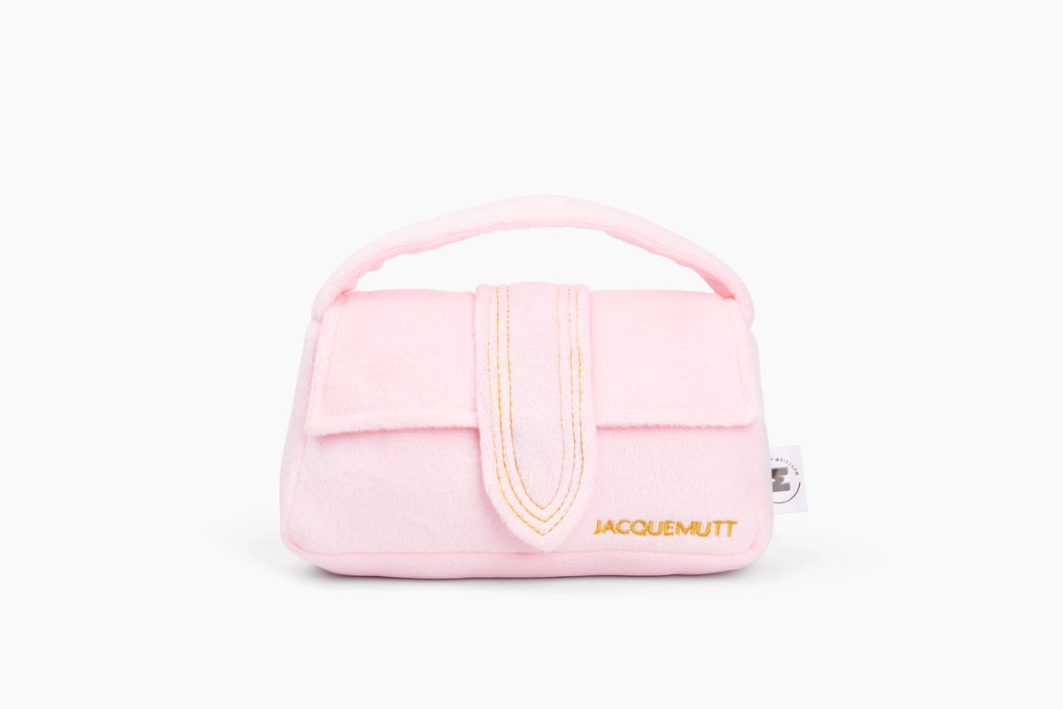 Muttzie - Dog Toy Jacquemutt Handbag Pink