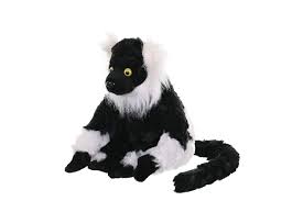 Wild Republic - Plush Black & White Lemur