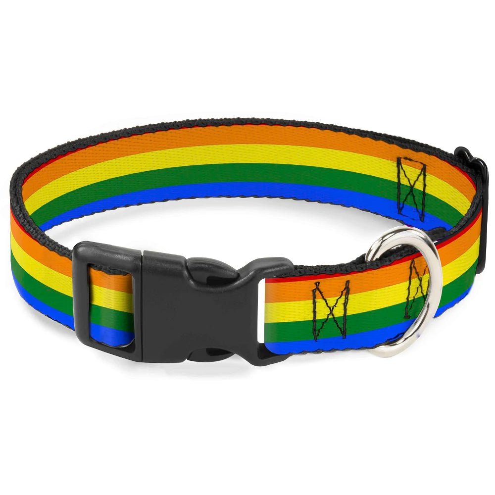 Buckle Down - Collar Flag Pride Rainbow 1" Wide
