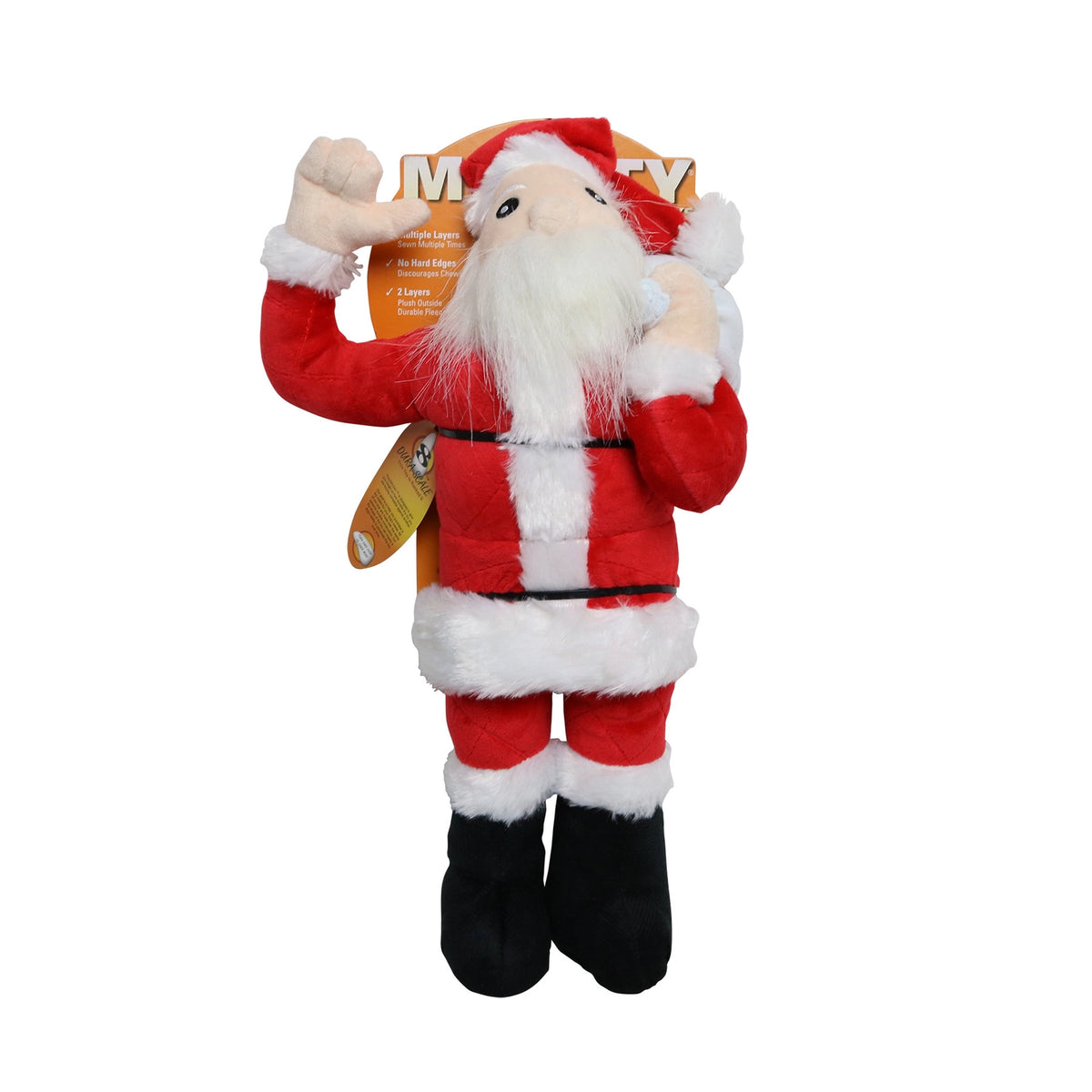 Tuffy Dog Toys - Mighty Arctic Santa Christmas Plush