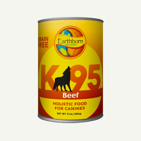 Earthborn Holistic - All Breeds, Adult Dog K95 Grain-Free Beef Recipe Canned Dog Food