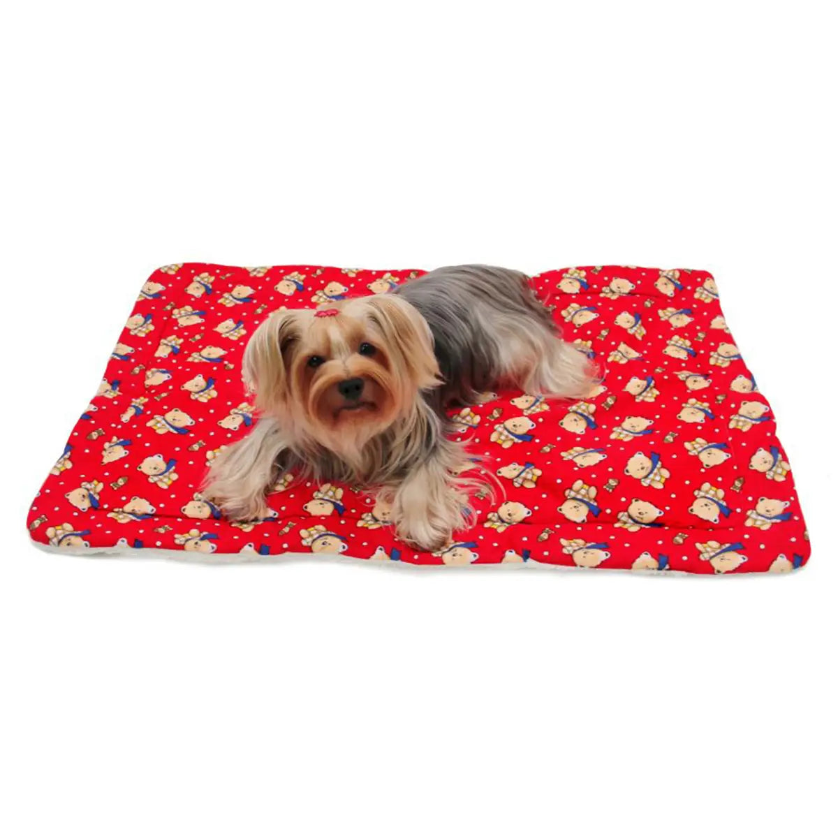Klippo Pet - Blanket Winter Bear Double Layered Flannel Ultra Plush