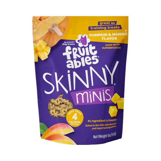 Fruitables - Skinny Minis Pumpkin & Mango Soft & Chewy Dog Treats