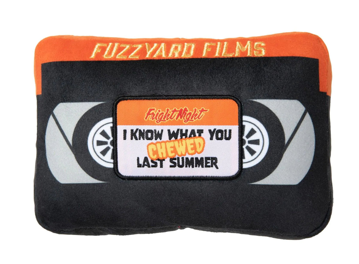FuzzYard - Horror Film VHS Tape Dog Toy