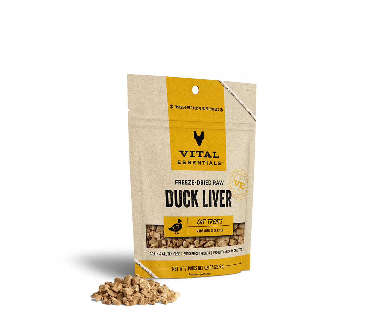 Vital Essentials - Duck Liver Freeze-Dried Cat Treats