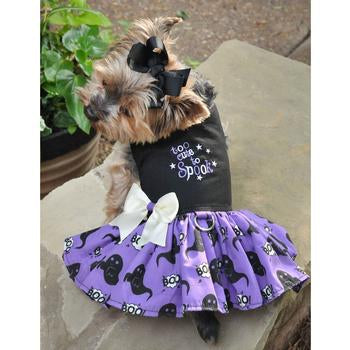 Doggie Design - Halloween Dog Harness Dress Too Cute To Spook