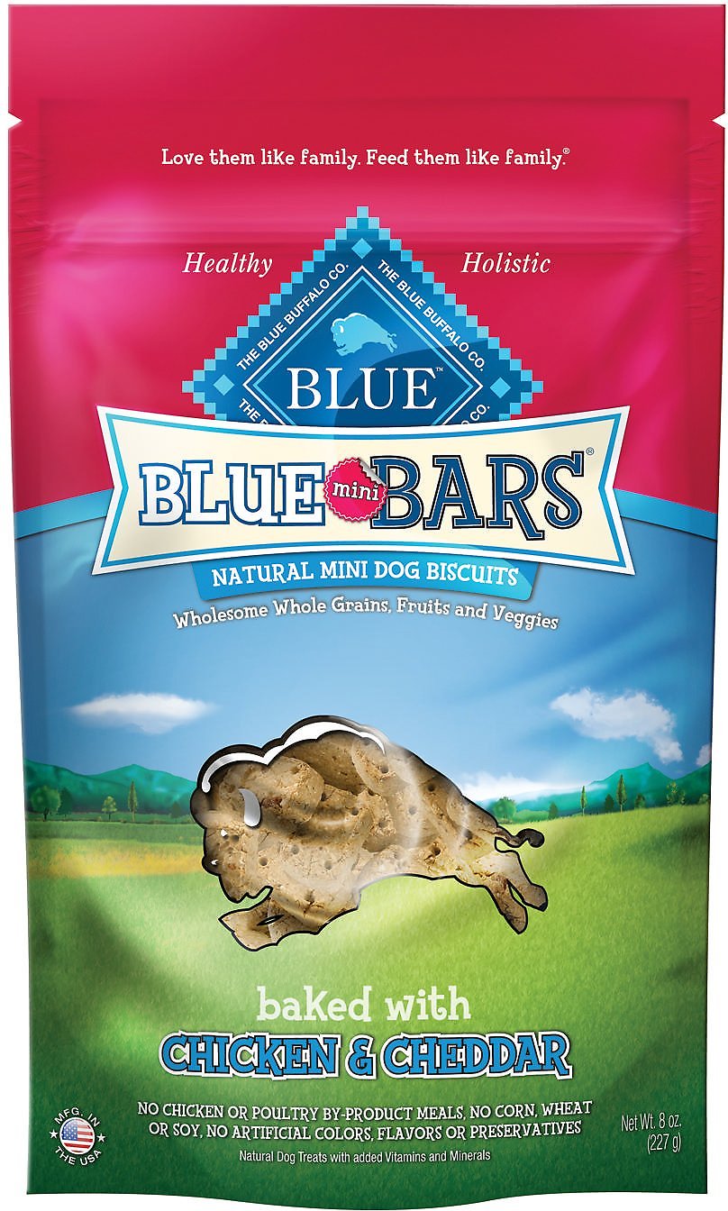 Blue Buffalo - Mini Bars Chicken & Cheddar Dog Treats