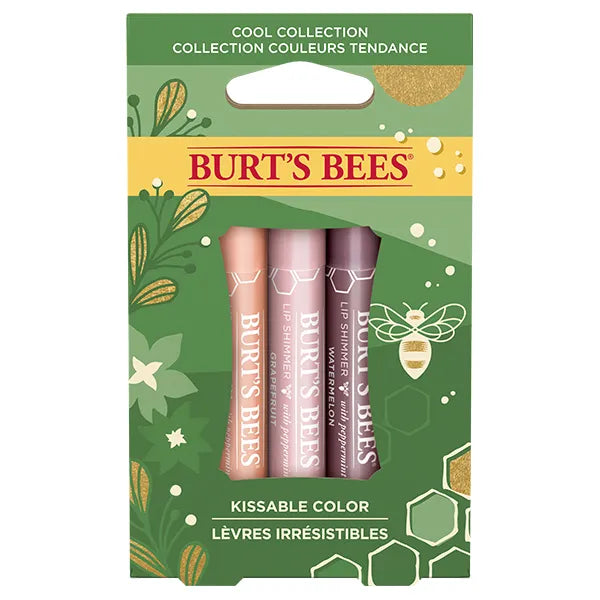 Burt's Bees Lip Shimmer Kissable Color Gift Set