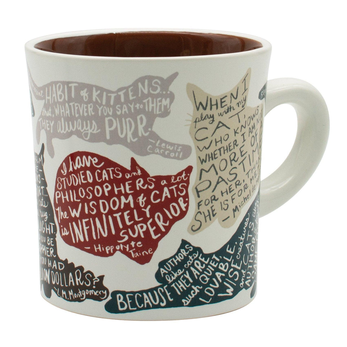Unemployed Philosophers Guild - Coffee Mug Literature Cat