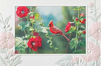 PTR Creative LLC - Card Cardinal in Hollyhock B'Day